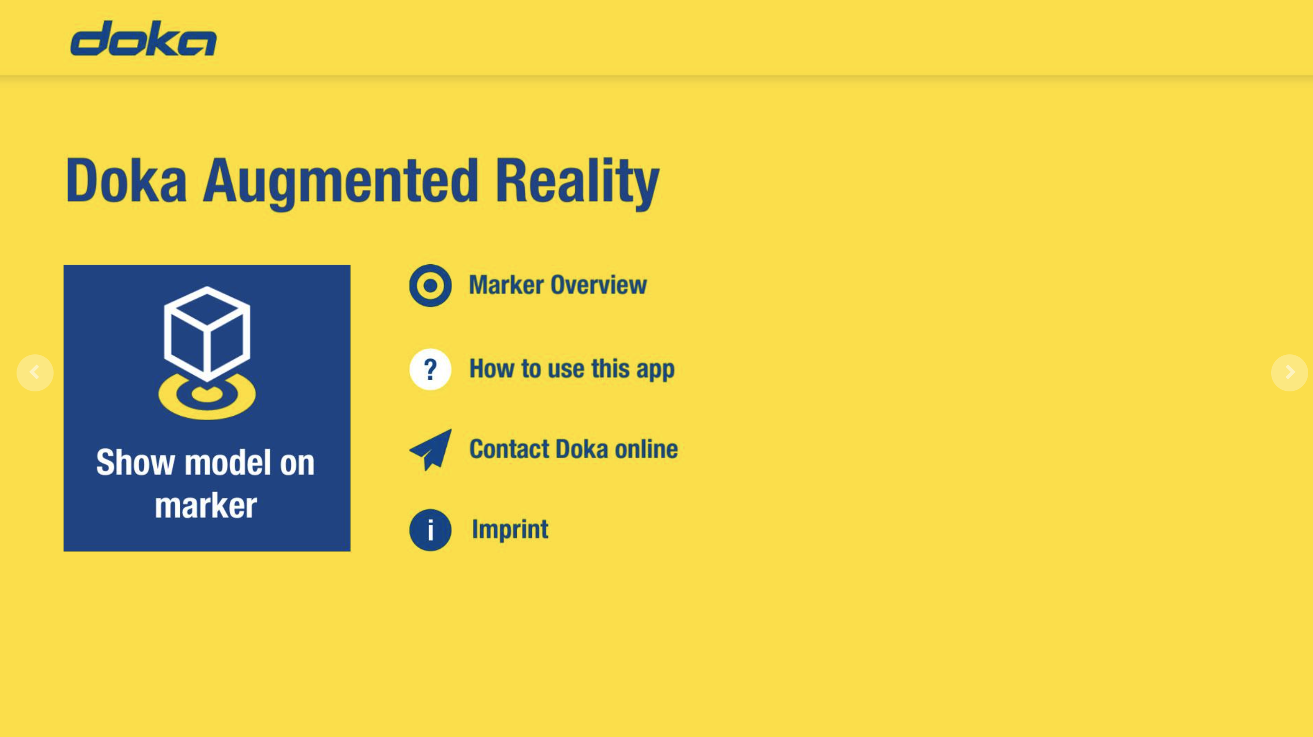 Doka Augmented Reality APP